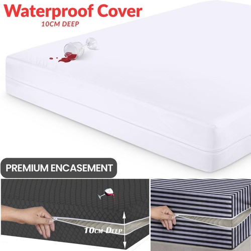 Zip waterproof mattress cover - waterproof,