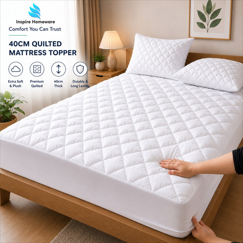 40cm quilted mattress - quilted,