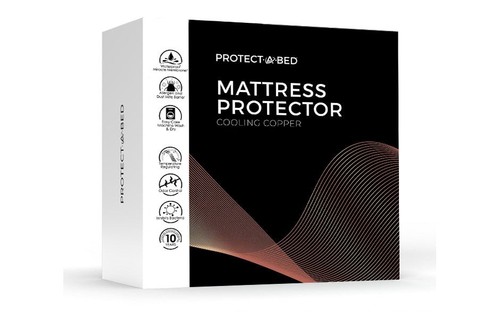 Copper mattress protector - copper,