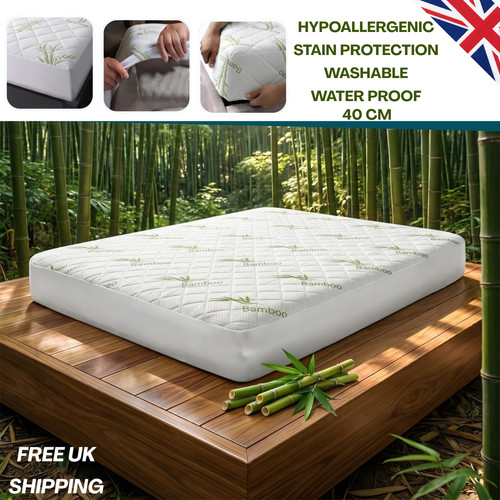 Bamboo mattress protector deep - protector,