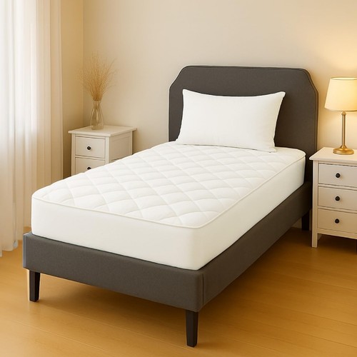 Single bed quilted - bed, mattress