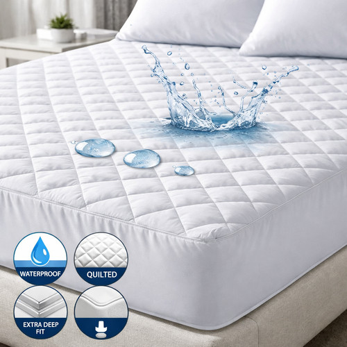 Waterproof microfibre mattress - microfibre,