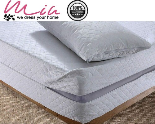 Zipped mattress protector anti - mattress,